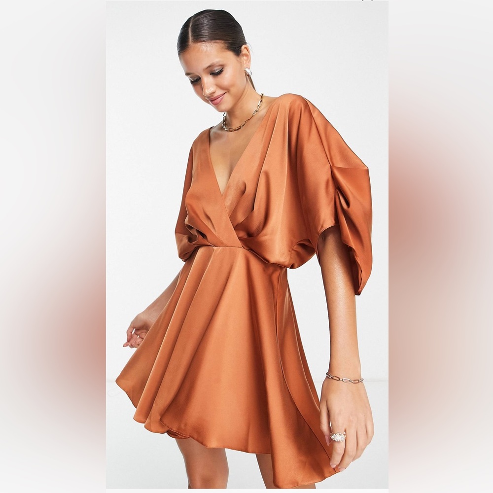 Satin Mini Dress